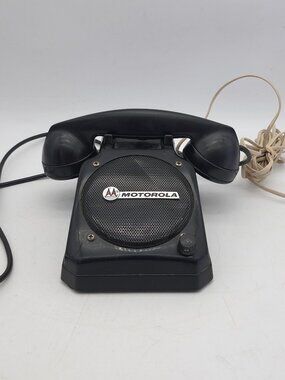 Black Motorola Intercom Phone 209778 Working